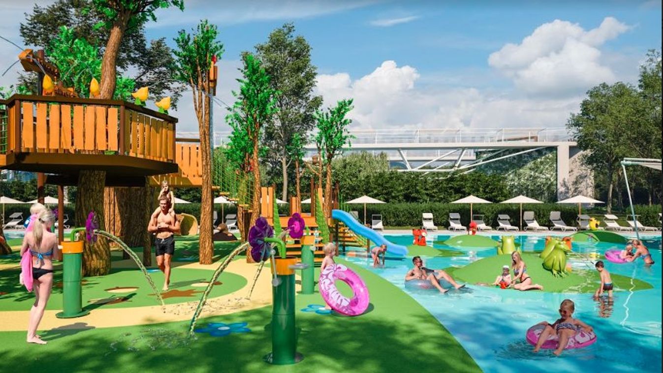 Gyerekparadicsom lesz az új Aquaticum Strandfürdő Debrecenben