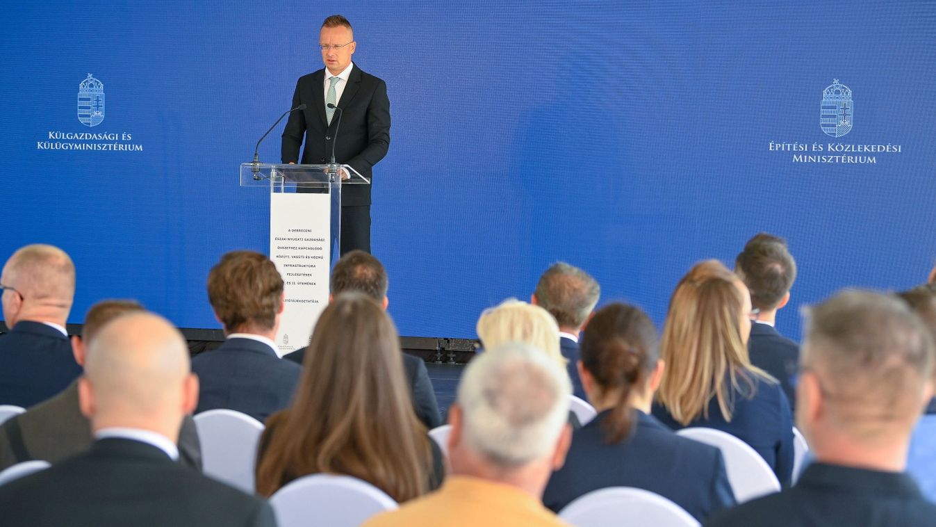Szijjártó: elkészült a Debrecen környéki nagy vasútfejlesztések első üteme (videó)