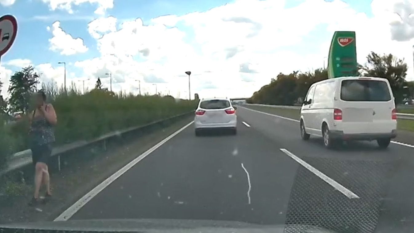 Elképesztő, hogy hol telefonált valaki az M3-asnál