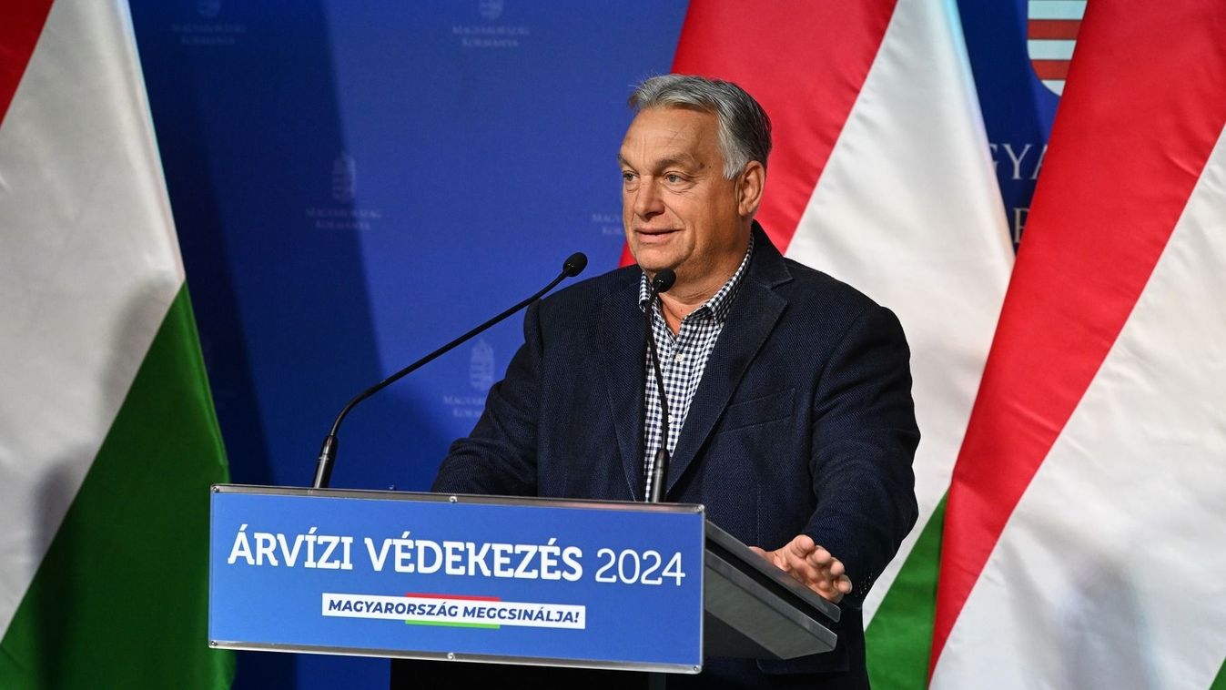 Orbán Viktor: az apadás lassú, a jövő hét közepén hagyhatja el az árhullám az országot (videó)