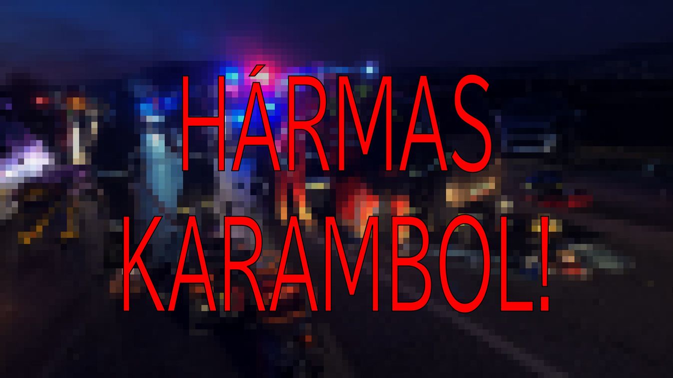 Hármas karambol Nyíregyházán!