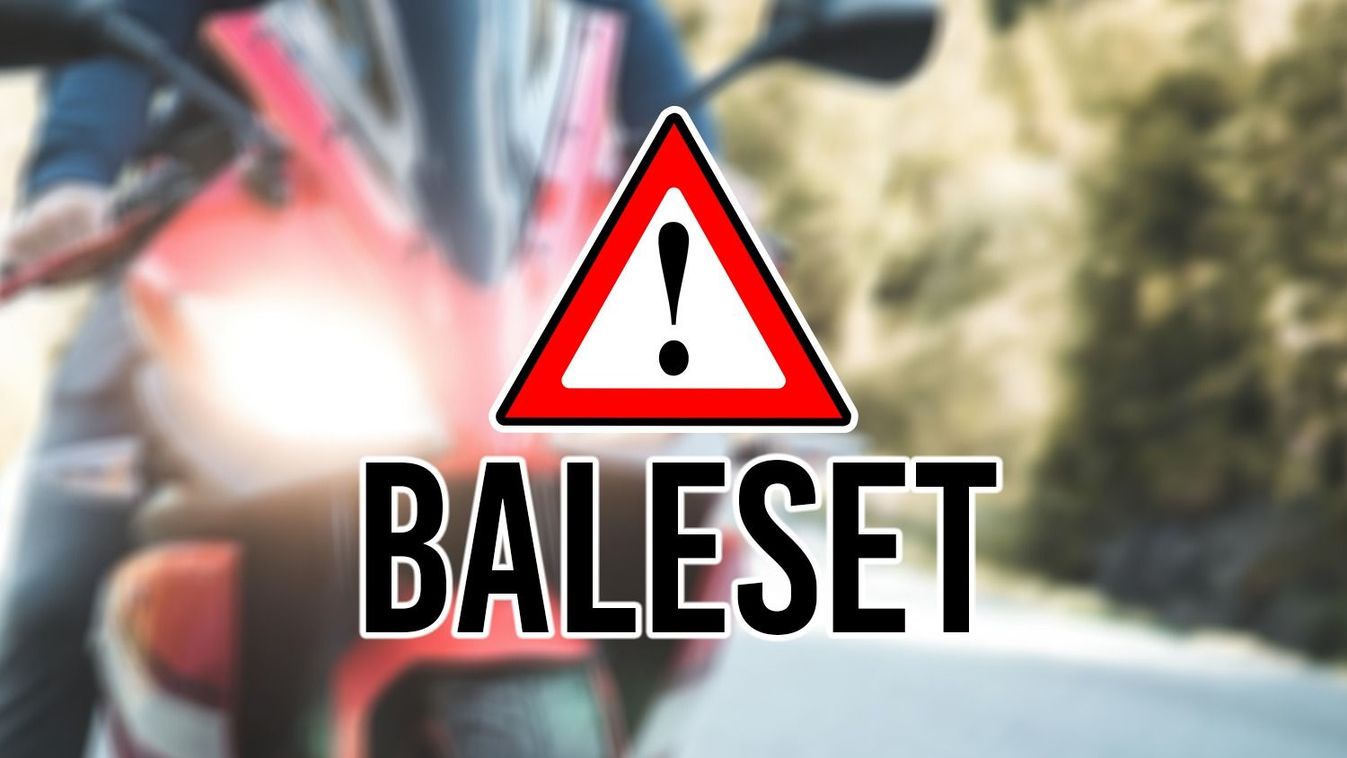 Személyautó és motor karambolozott Nyíregyházán – mentők is vonultak a helyszínre