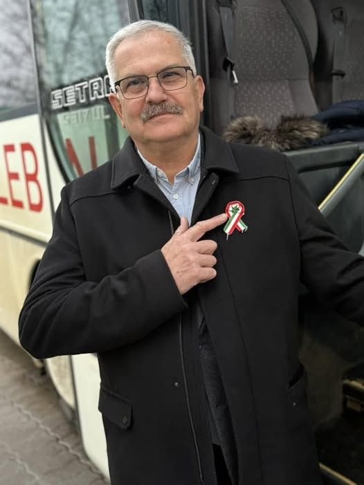 Dr. Simon Miklós az állami ünnepség előtt