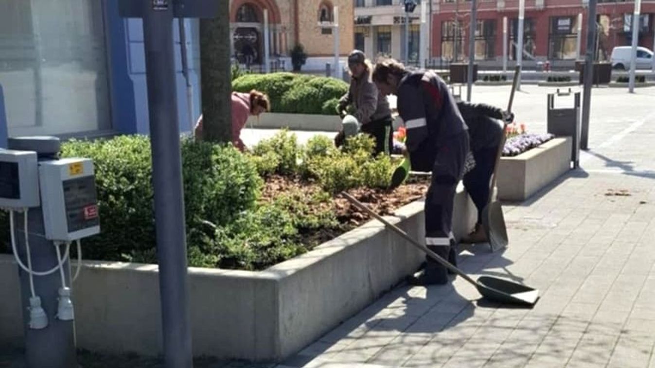 Folytatódnak a városszépítő munkálatok Nyíregyházán