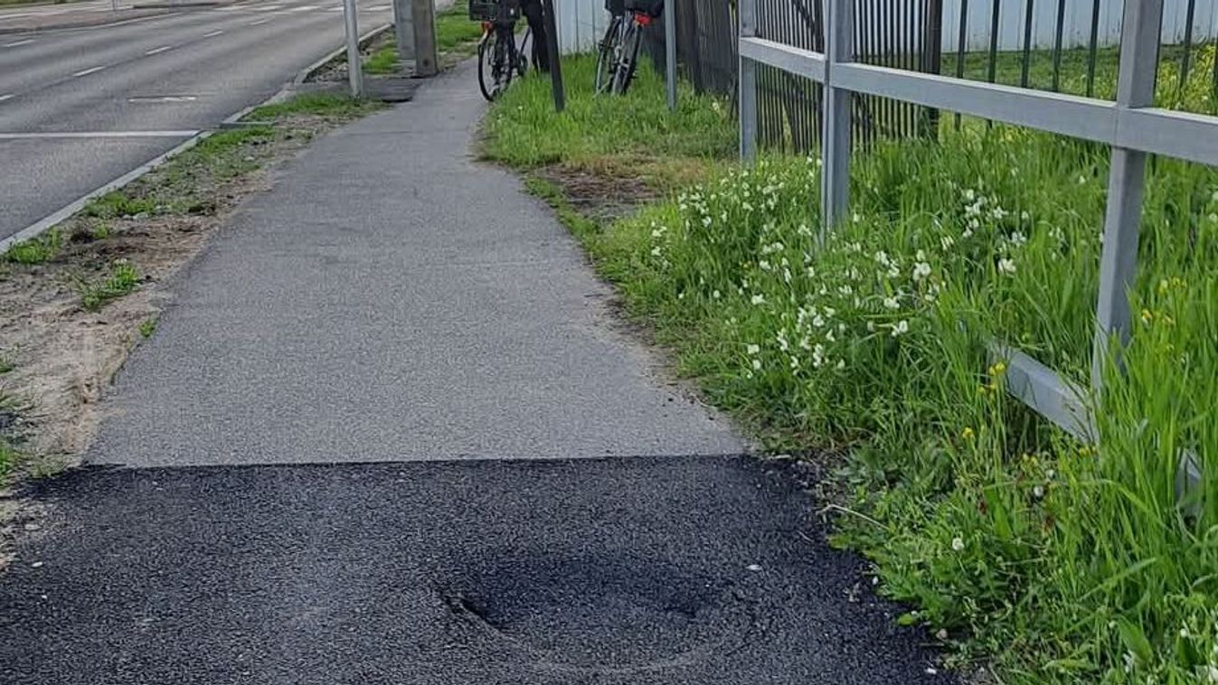 Megnyílt a föld Nyíregyházán (fotókkal)