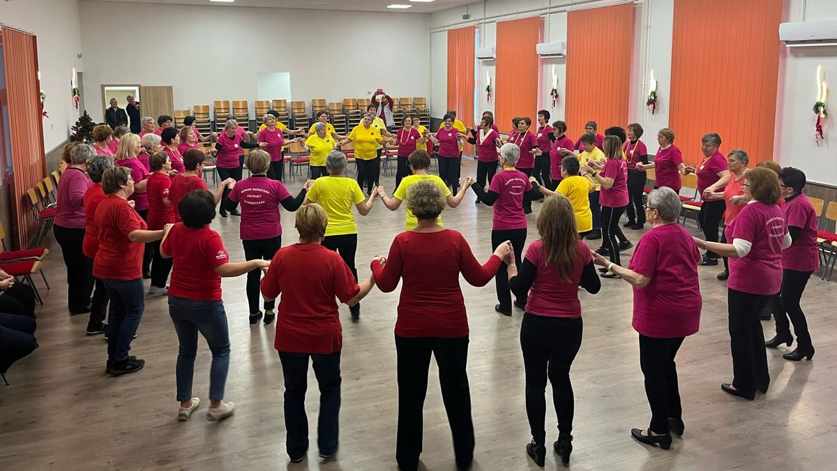 örömtánc, Csirmaz Szilvia, sporttevékenység, Bem-iskola, szenior örömtánc találkozó