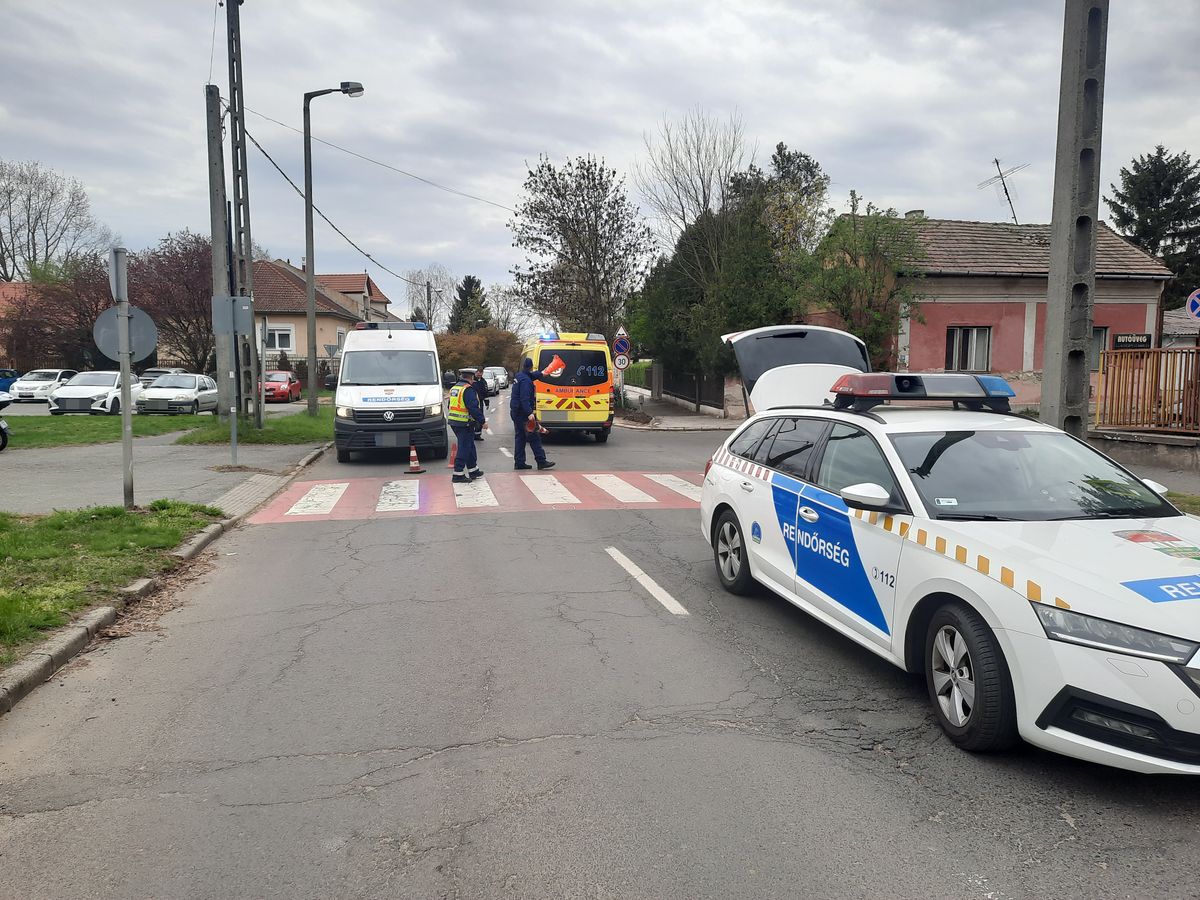 Zebrán gázolták el a gyalogost Nyíregyházán