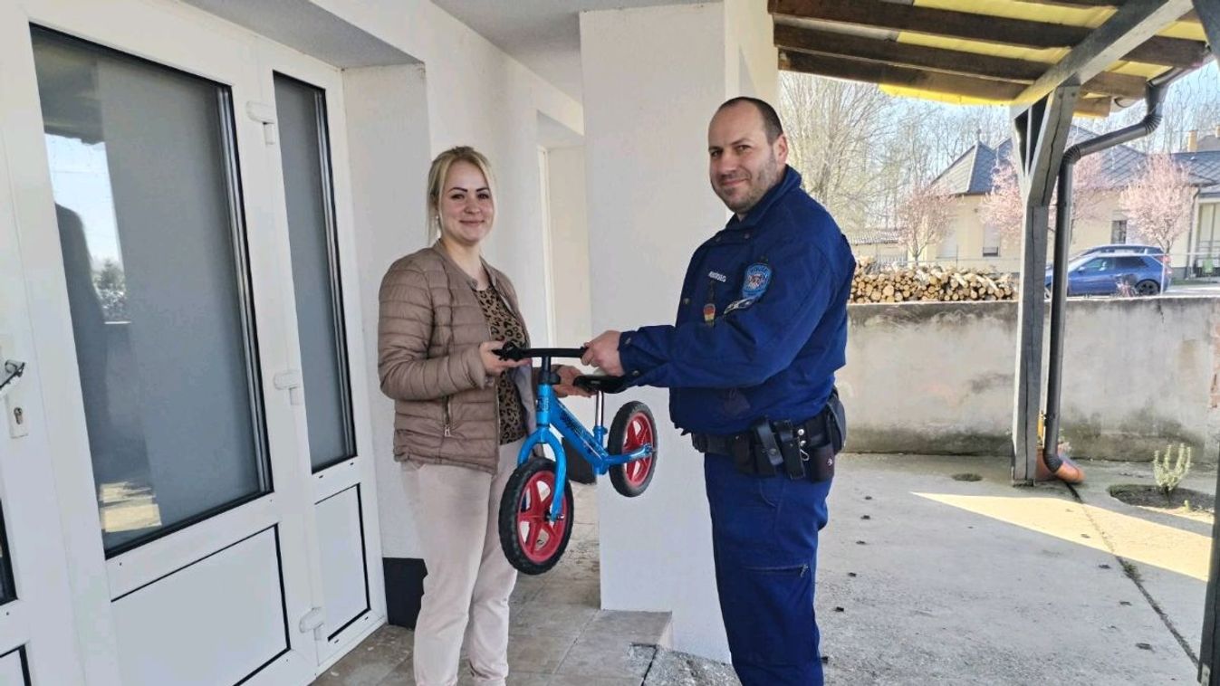 Milyen ember az ilyen? Kótajban egy nő ellopta egy gyerek futóbiciklijét!
