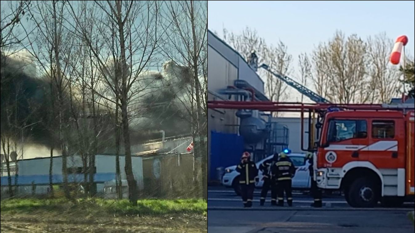 Hatalmas lángok a szabolcsi telephelyen! Befutott a helyszíni videó!