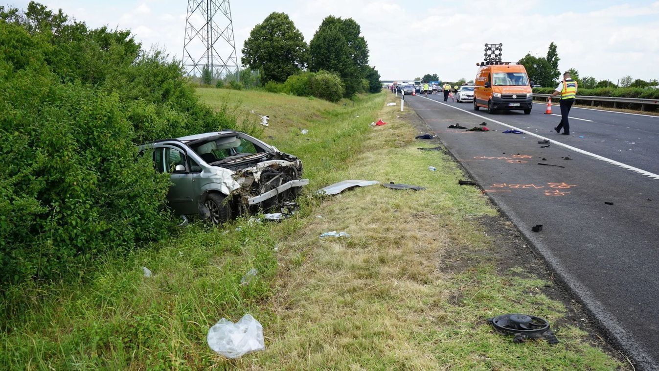 Halálos baleset az M3-ason: szívszorító, ahogy az apára emlékeznek – helyszíni videó