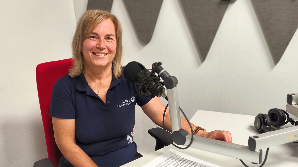 Rotary Club Nyírség, Nyíregyháza, elnök, podcast, Diczkóné Untener Mónika