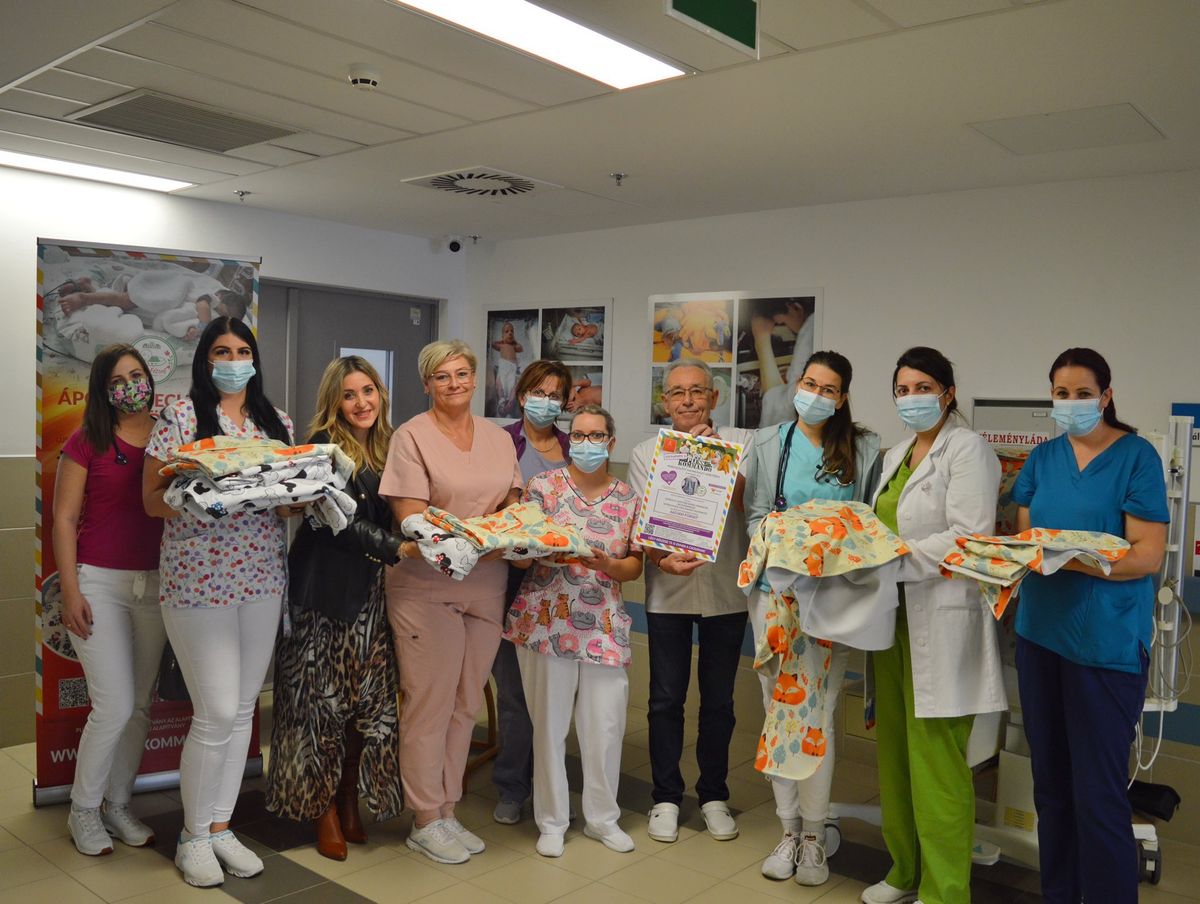 Különleges adományt kapott a koraszülött osztály