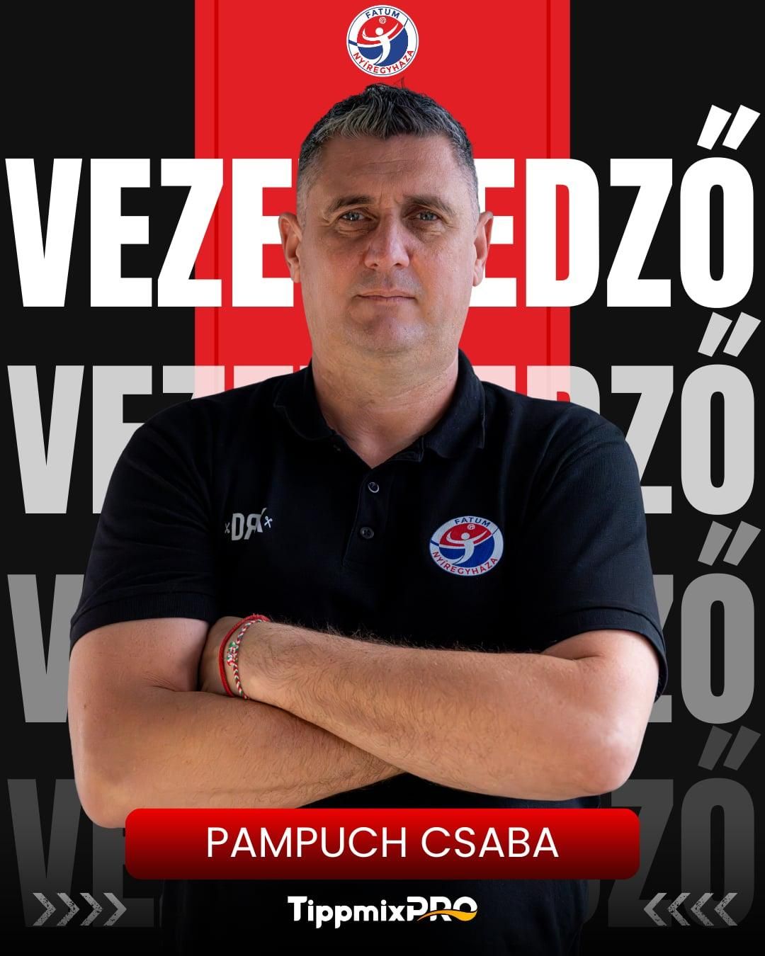 Csaba Pacz Pampuch Csaba lett a Nyíregyháza vezetőedzője